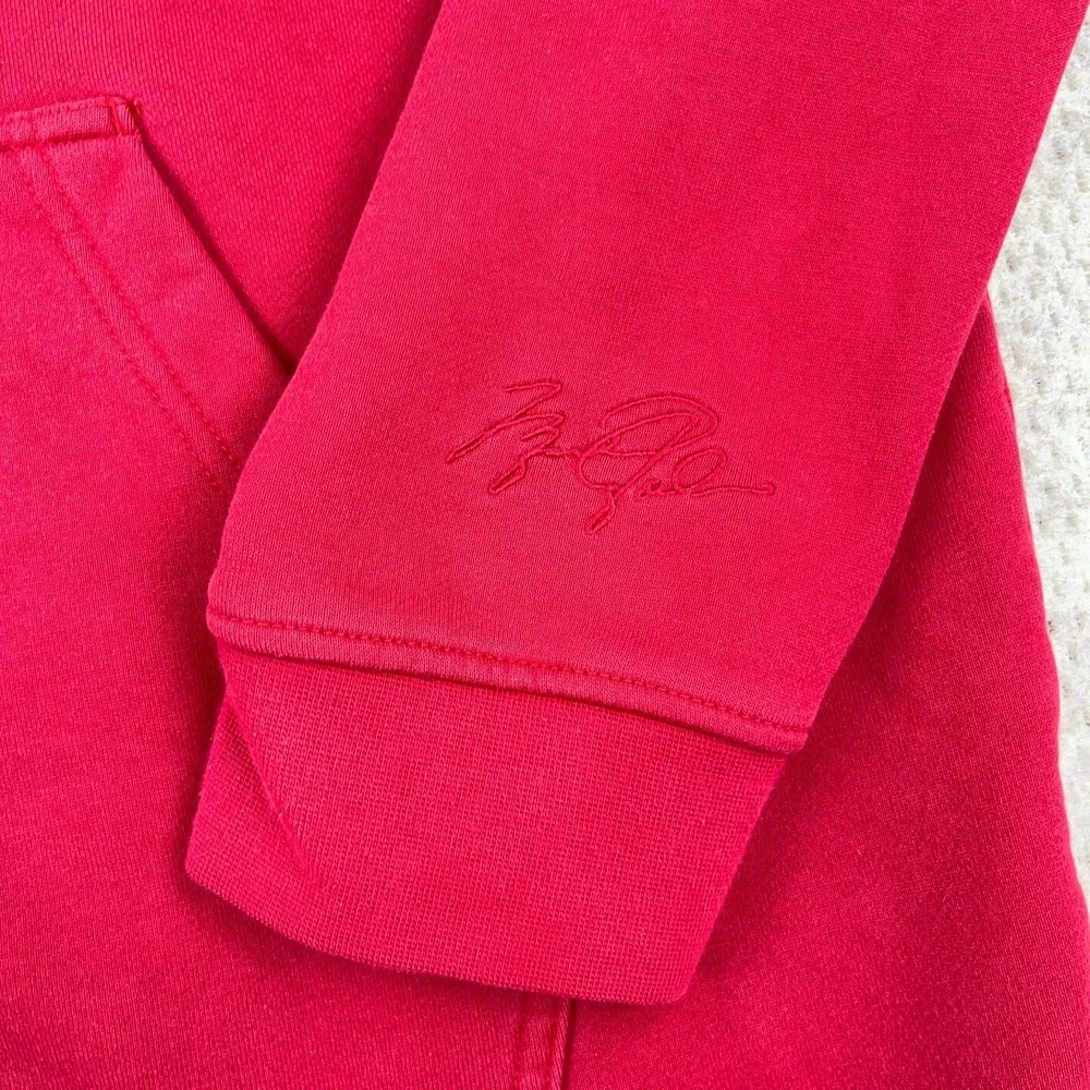 Jordan Hoodie Men XL Red‎ Black Sweatshirt Jump Man Air Y2K Loose Fit Adult